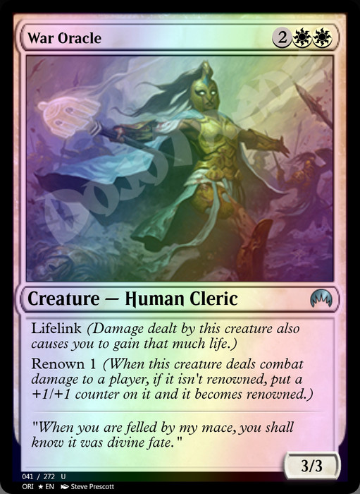 War Oracle FOIL