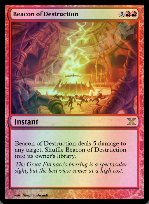 Beacon of Destruction FOIL