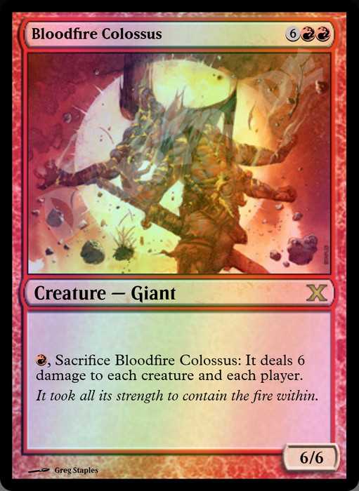 Bloodfire Colossus FOIL