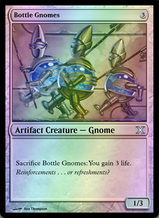 Bottle Gnomes FOIL