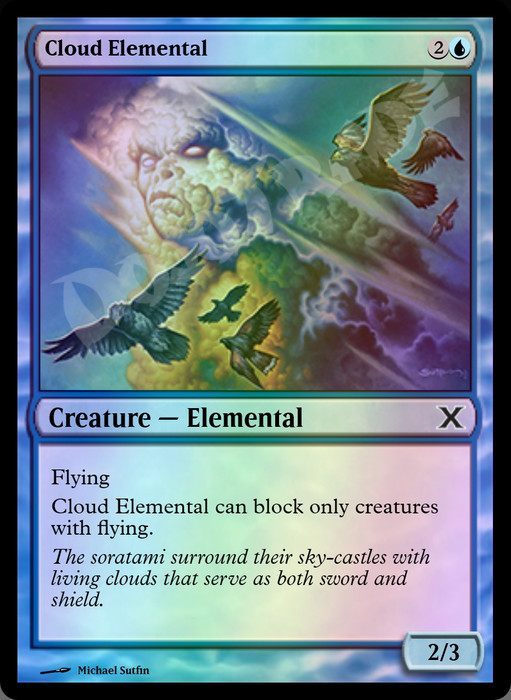 Cloud Elemental FOIL