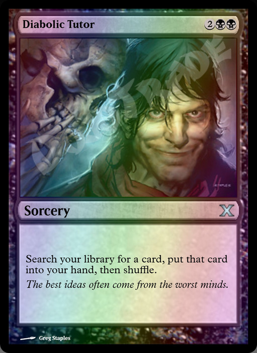 Diabolic Tutor FOIL