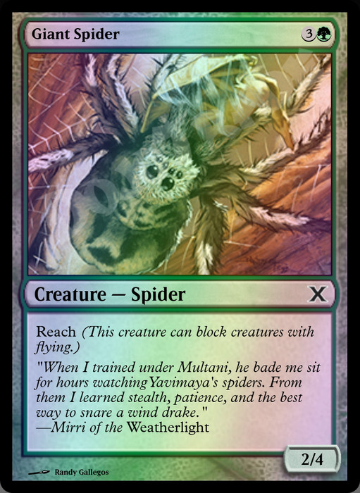 Giant Spider FOIL