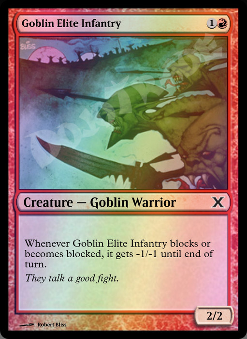 Goblin Elite Infantry FOIL