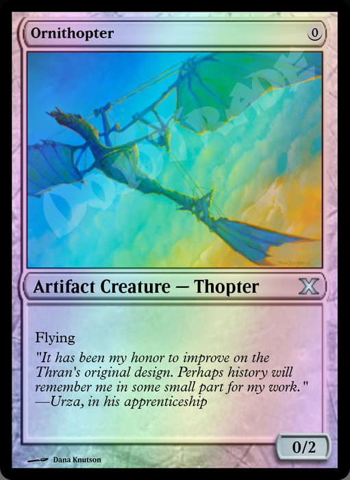 Ornithopter FOIL