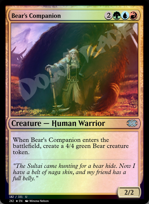 Bear's Companion FOIL