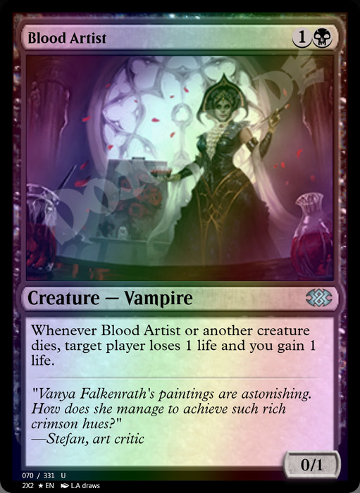 Blood Artist FOIL