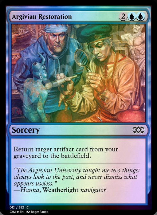 Argivian Restoration FOIL