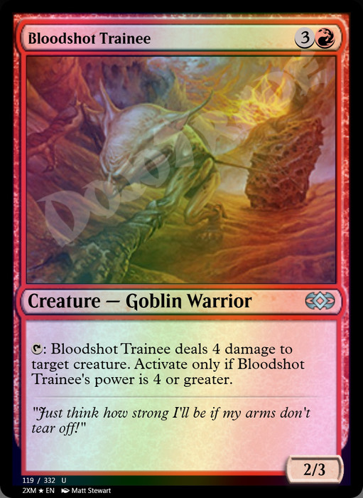 Bloodshot Trainee FOIL