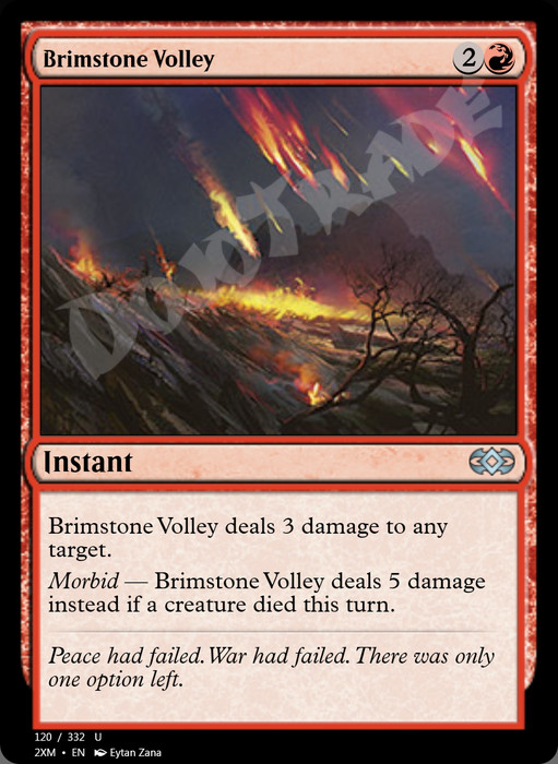 Brimstone Volley