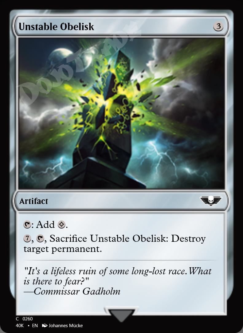 Unstable Obelisk