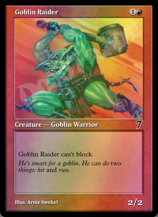 Goblin Raider FOIL