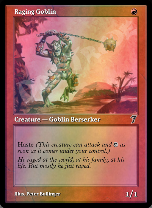 Raging Goblin FOIL