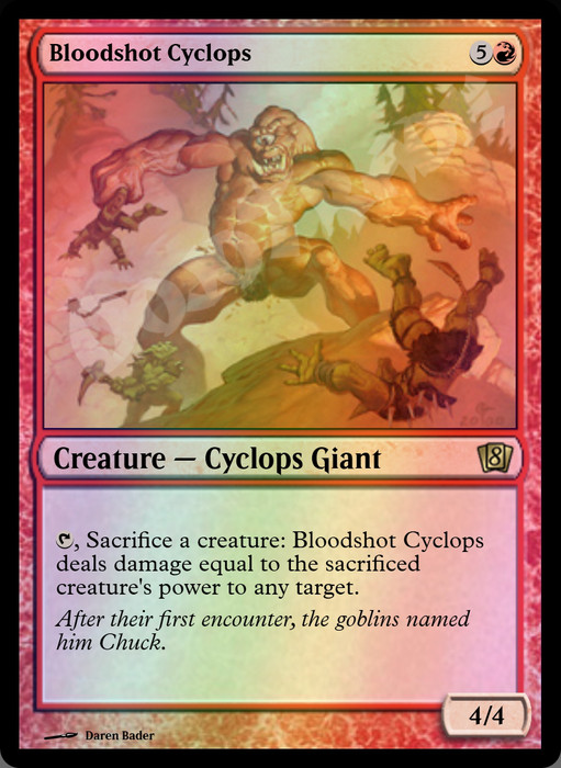 Bloodshot Cyclops FOIL