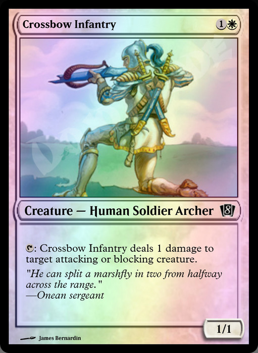 Crossbow Infantry FOIL