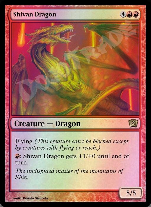 Shivan Dragon FOIL