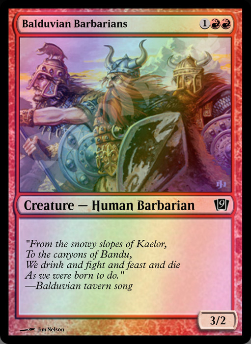 Balduvian Barbarians FOIL