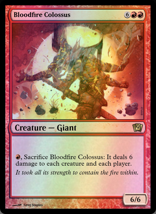 Bloodfire Colossus FOIL