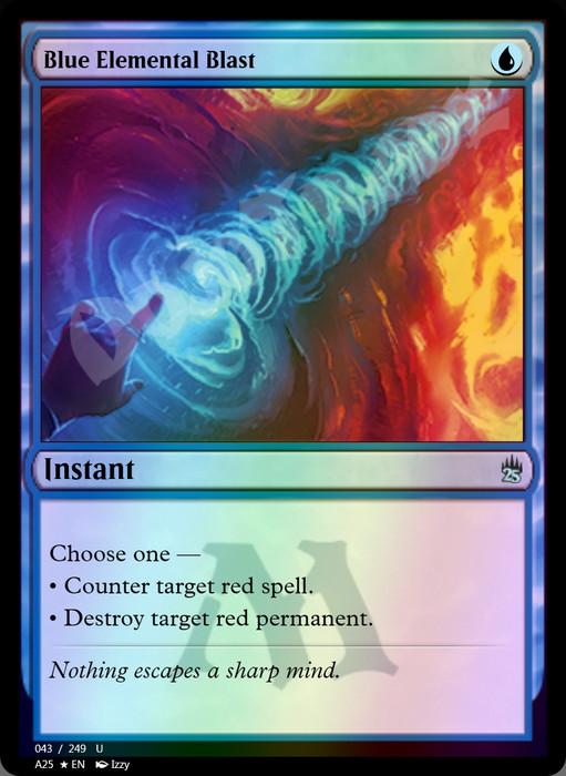 Blue Elemental Blast FOIL