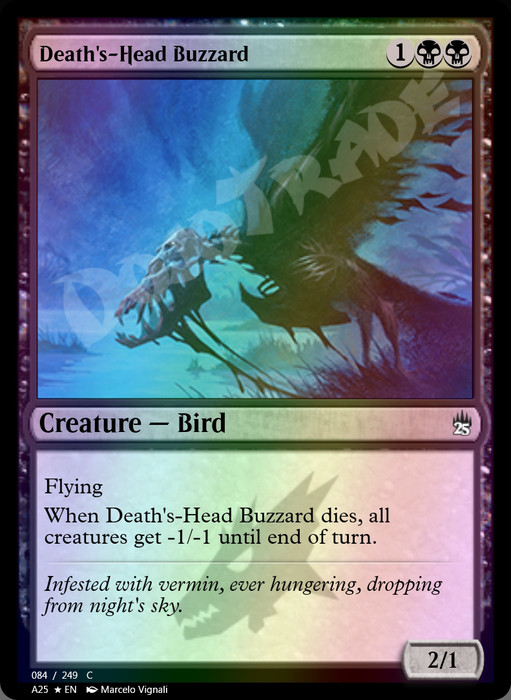 Death's-Head Buzzard FOIL