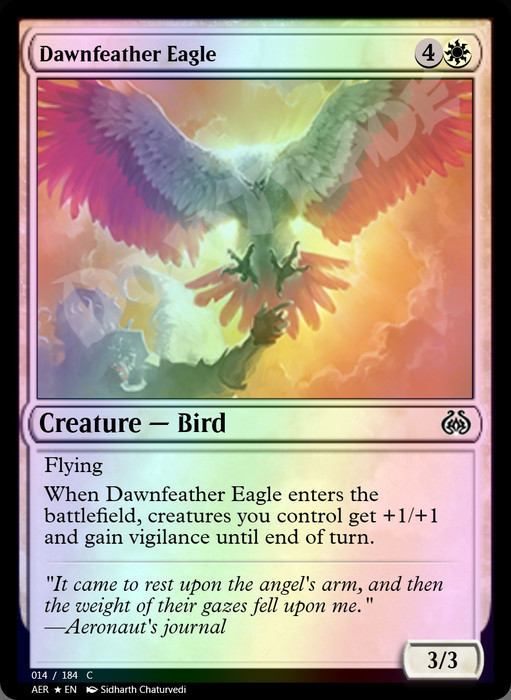 Dawnfeather Eagle FOIL