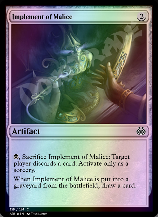 Implement of Malice FOIL
