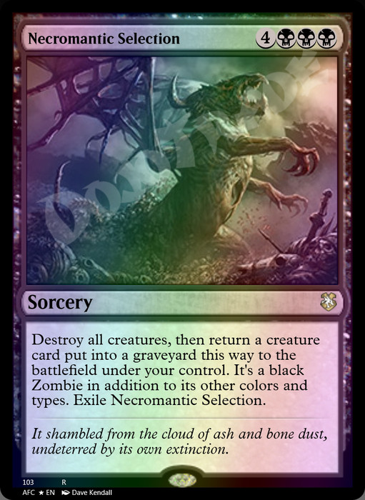 Necromantic Selection FOIL