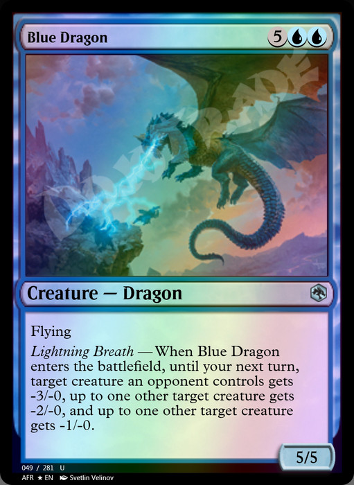 Blue Dragon FOIL