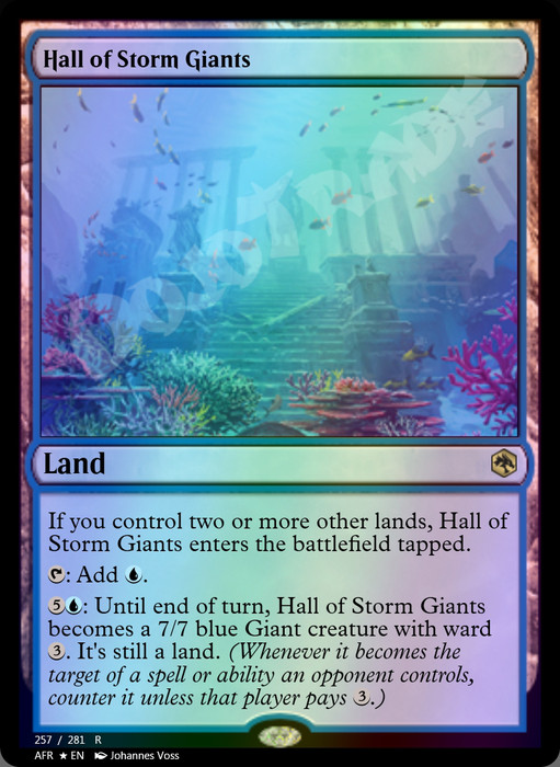 Hall of Storm Giants FOIL
