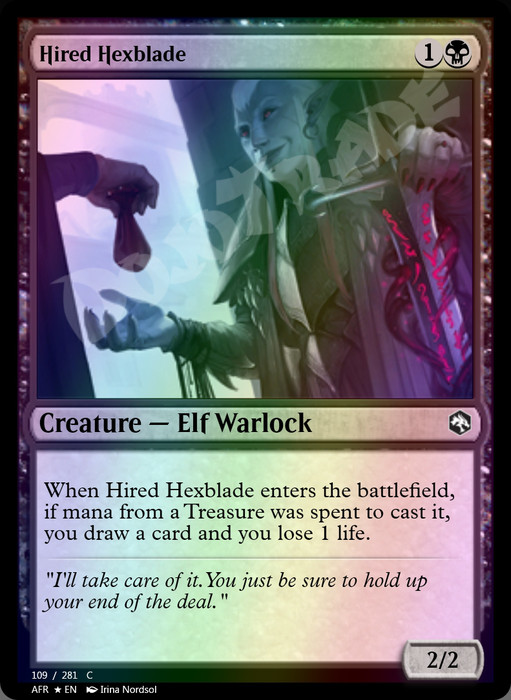 Hired Hexblade FOIL