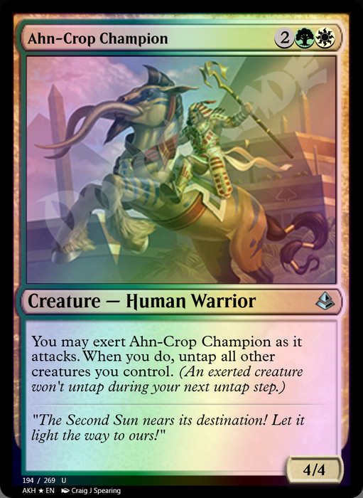 Ahn-Crop Champion FOIL