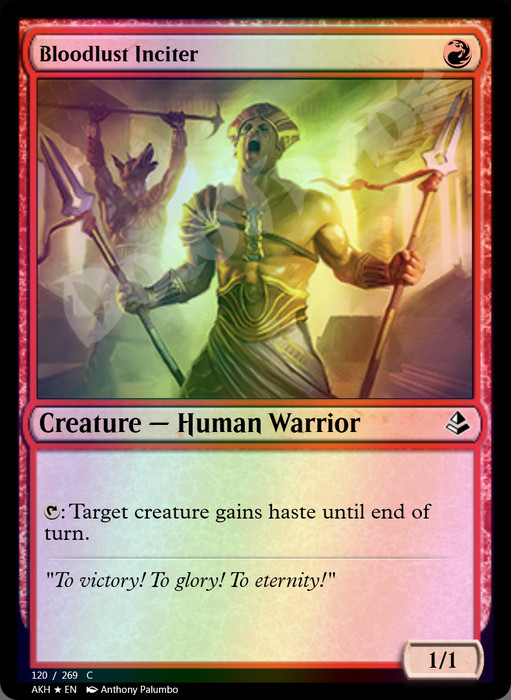 Bloodlust Inciter FOIL