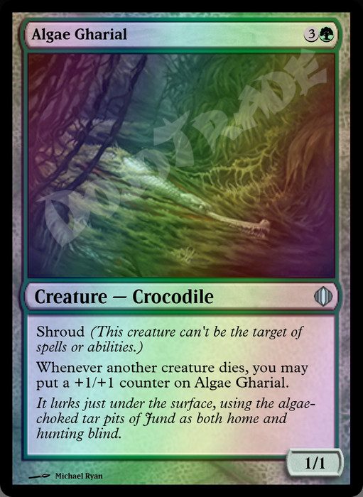 Algae Gharial FOIL