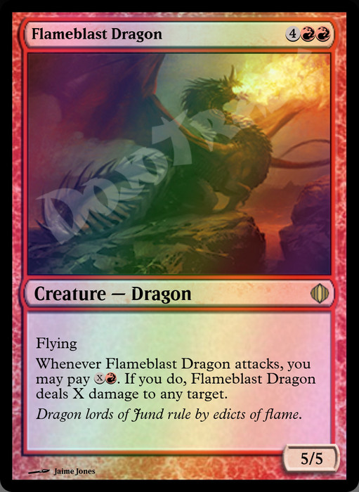 Flameblast Dragon FOIL