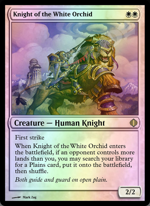 Knight of the White Orchid FOIL