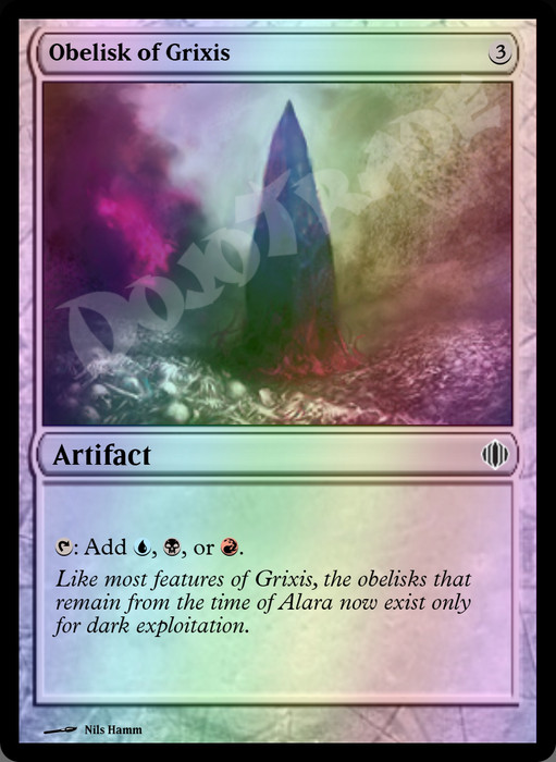 Obelisk of Grixis FOIL