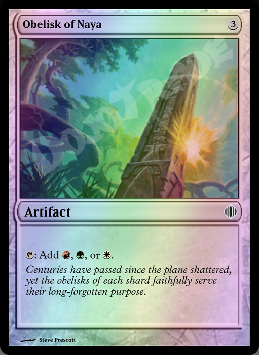 Obelisk of Naya FOIL