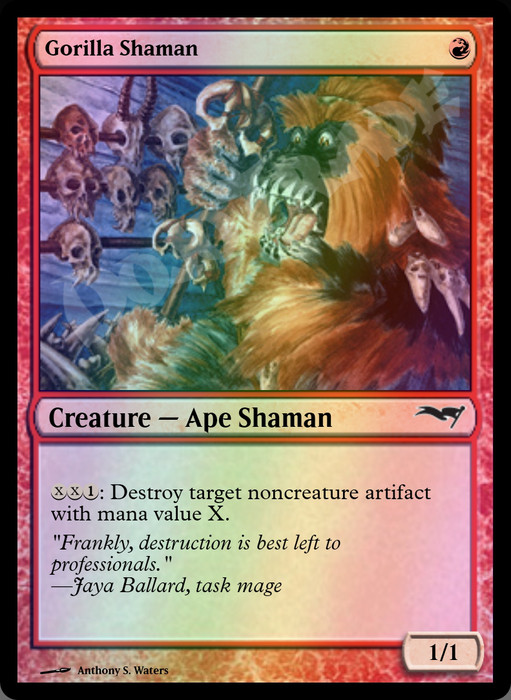 Gorilla Shaman FOIL