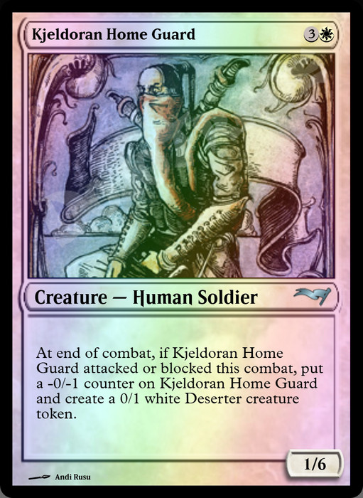 Kjeldoran Home Guard FOIL