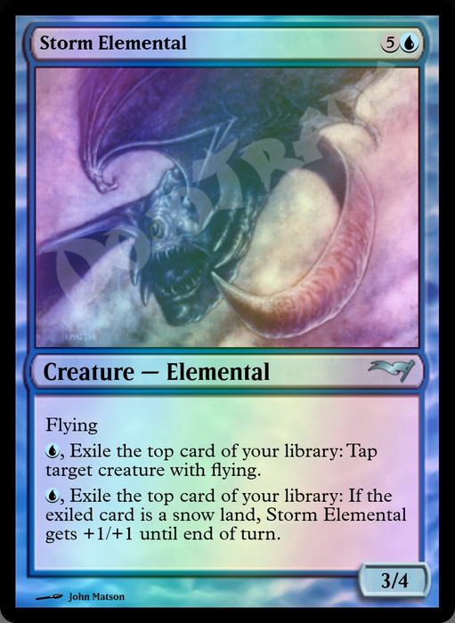 Storm Elemental FOIL