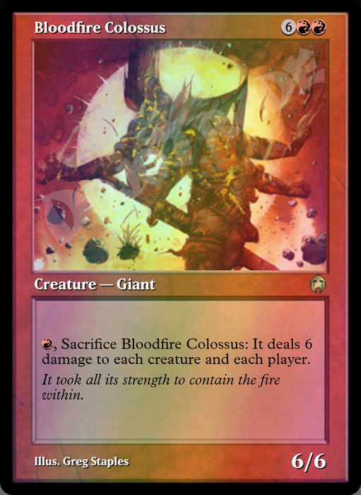 Bloodfire Colossus FOIL