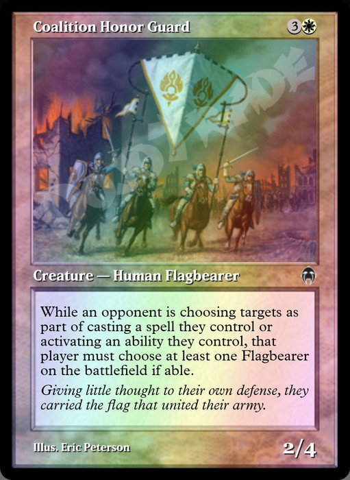 Coalition Honor Guard FOIL