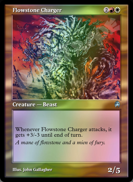 Flowstone Charger FOIL