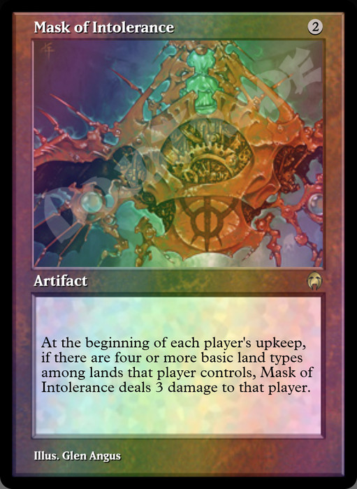 Mask of Intolerance FOIL