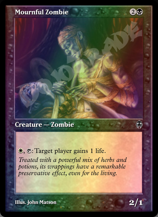 Mournful Zombie FOIL