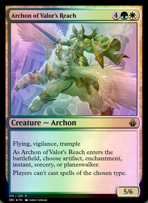 Archon of Valor's Reach FOIL