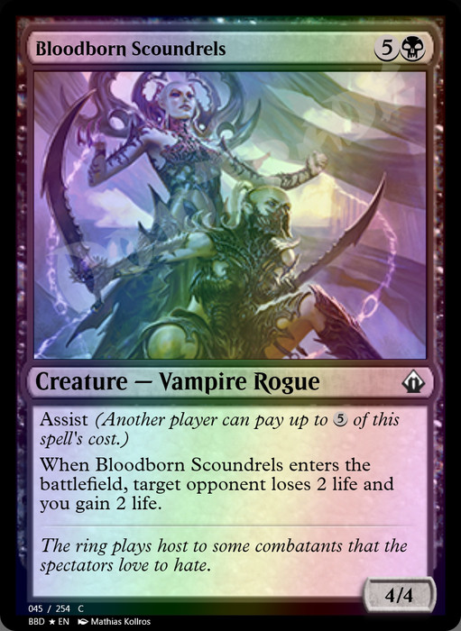 Bloodborn Scoundrels FOIL