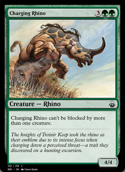 Charging Rhino