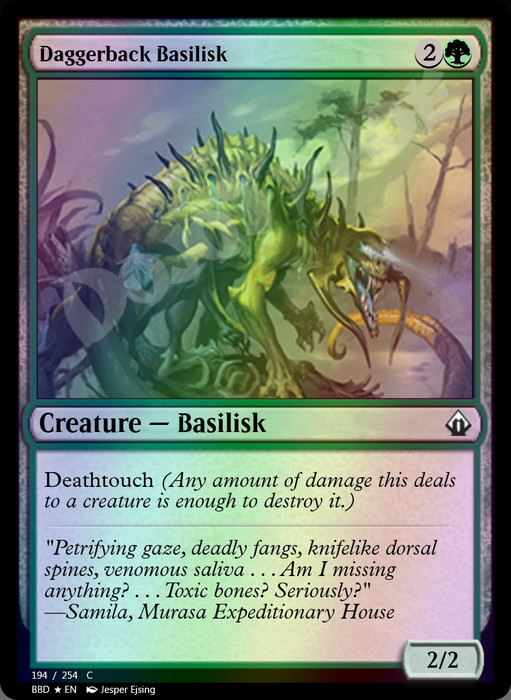 Daggerback Basilisk FOIL