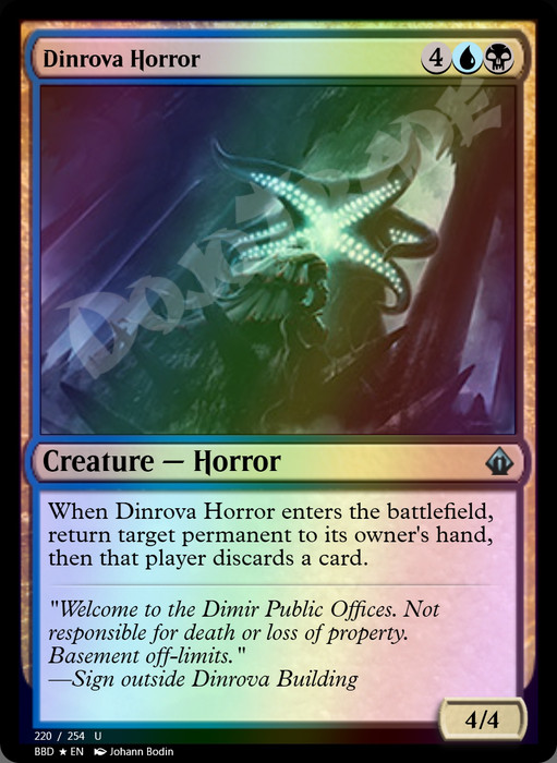 Dinrova Horror FOIL